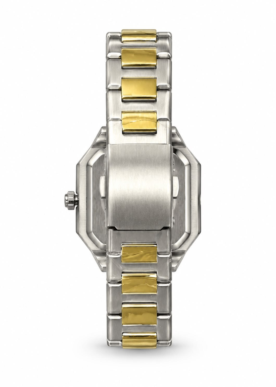 Orbit Silver Gold Black kordon tokasında temsili lazer isim baskısı