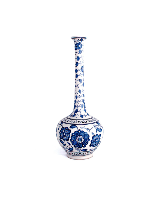 Baba Nakkaş Patterned İznik Tile Drop Vase