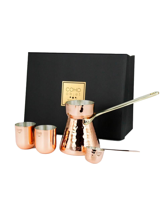 Box Souvenir Engraved Copper Gift Set