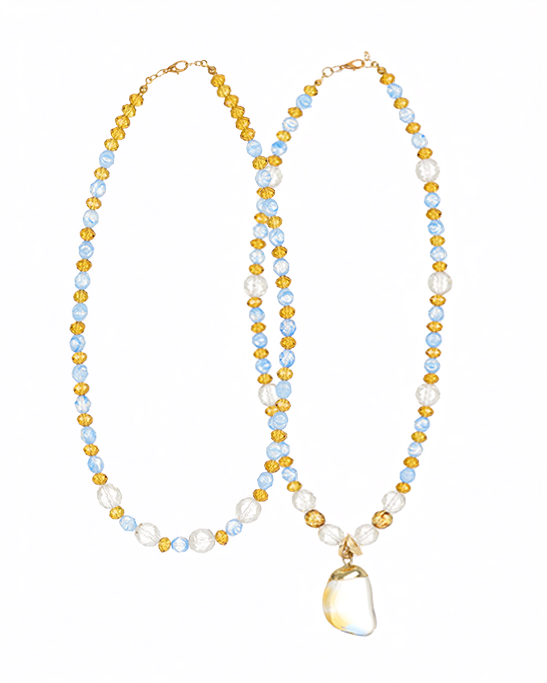 Crystal Shine Double Necklace