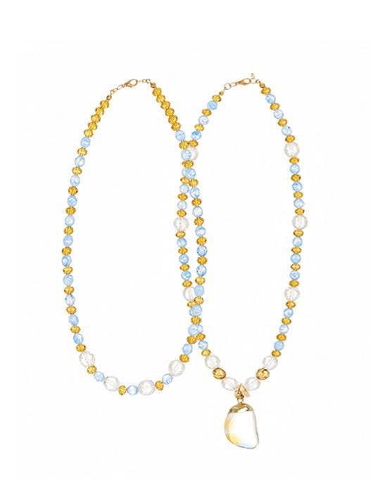 Crystal Shine Double Necklace