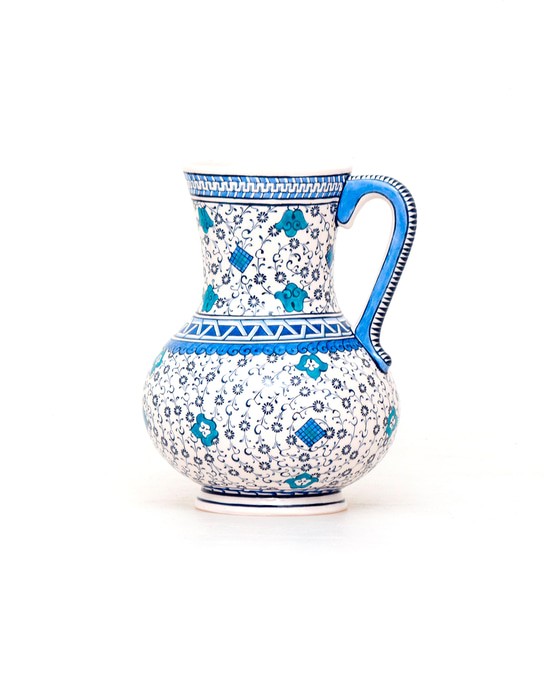 David Collection Haliç Motif Iznik Tile Jug Replica