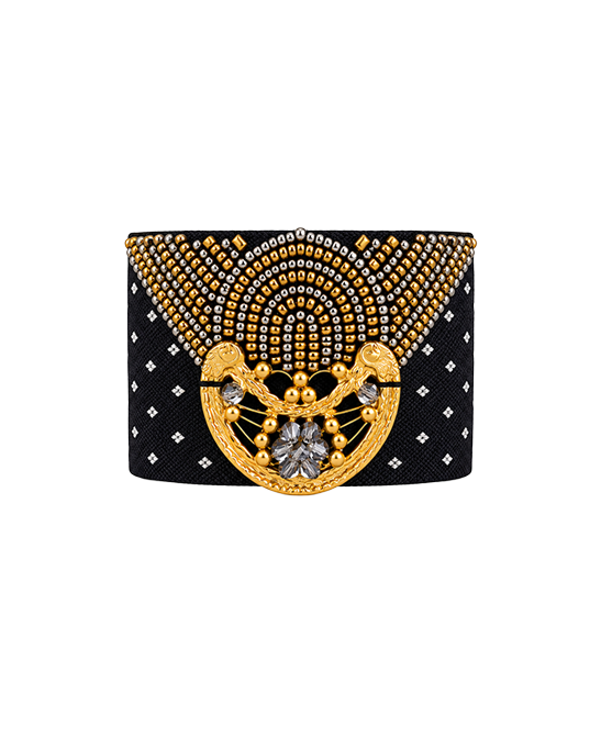 Ethnic Polka Dot Elastic Bracelet