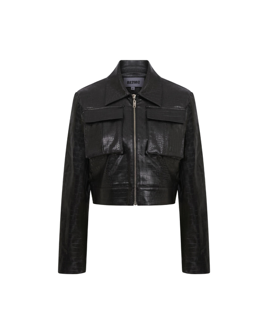 Faux Leather Jacket