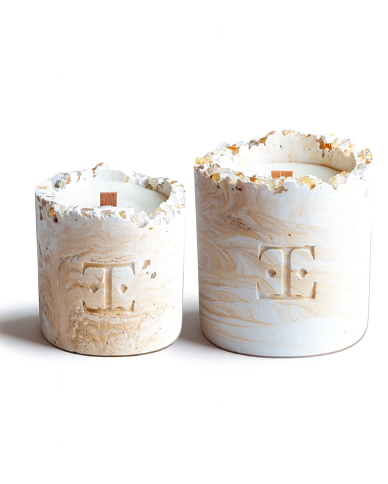 Fresh Bloom Gemstone Candle Set