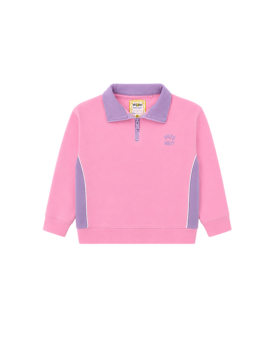 Half Zip Mock Neck Sweatshirt