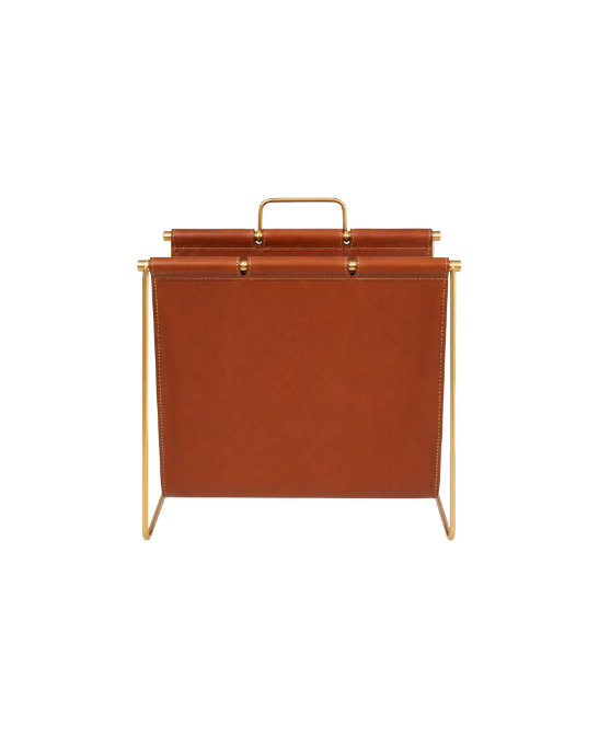Handmade Genuine Leather Magazine Holder