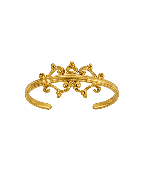 Inanna Cuff Gold Plated Bracelet