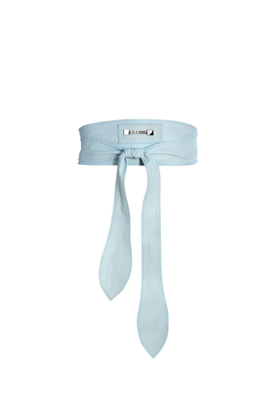 Iquoniq Leather Belt - Blue
