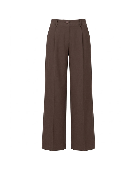 Luma Pleated Wide-Leg Trousers