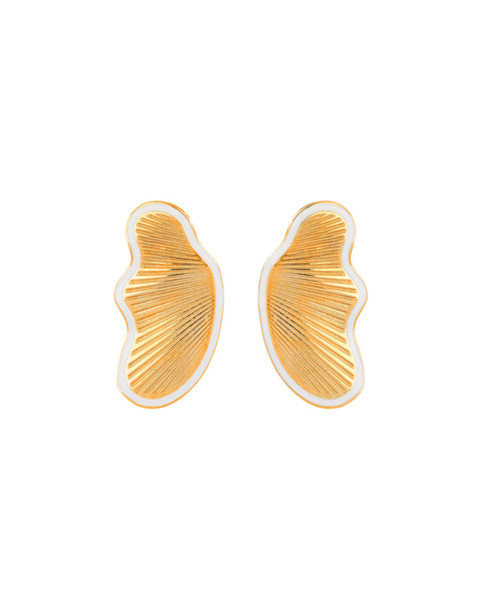 Marvel White Earrings