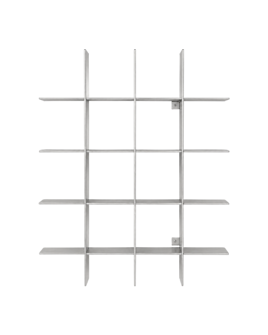 Modern Metal Cup Rack & Wall Decor