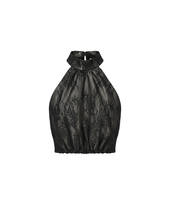 Noir Lace Top