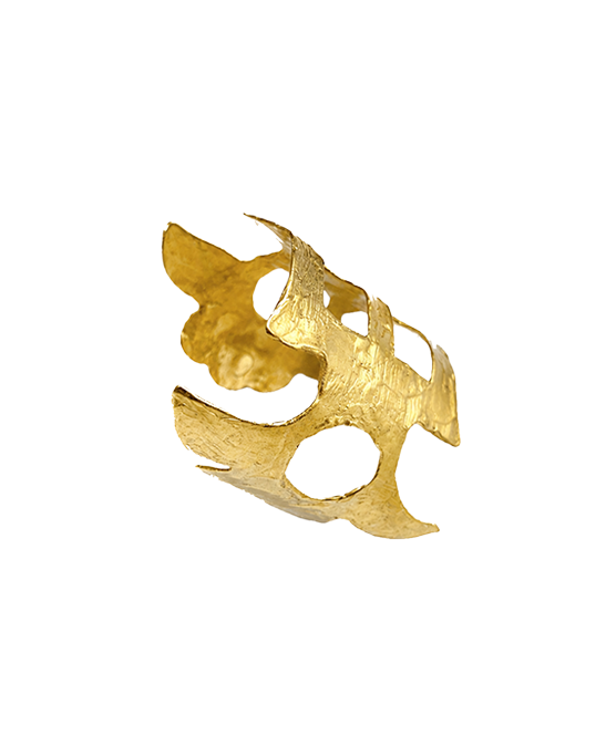 Okheia Cuff Gold Bracelet