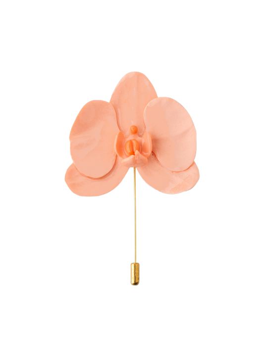 Orchid Brooche - Peache