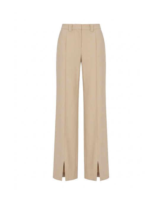 Petra Front Slit Wide Leg Trousers
