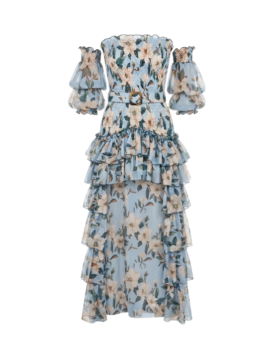 Riviera Blue Long Dress