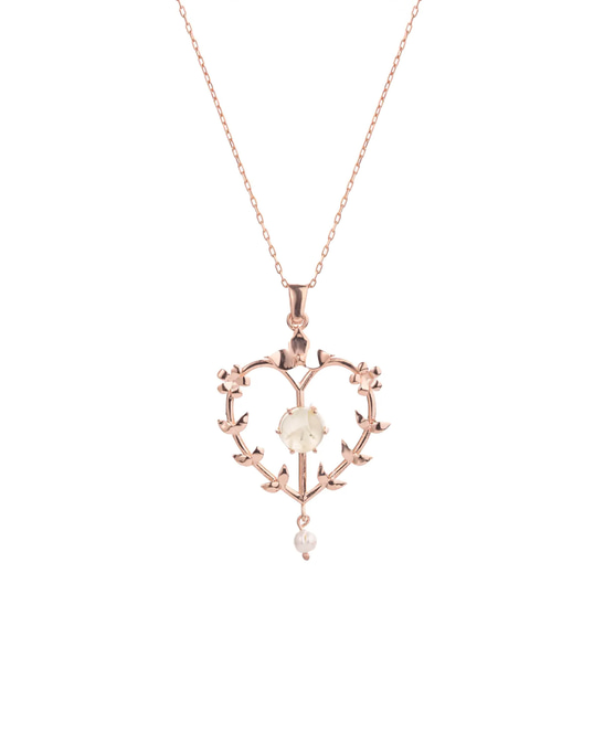 Scarlett Rosegold Silver Necklace