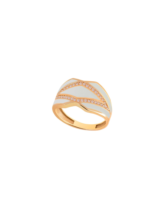 Seena White Ring