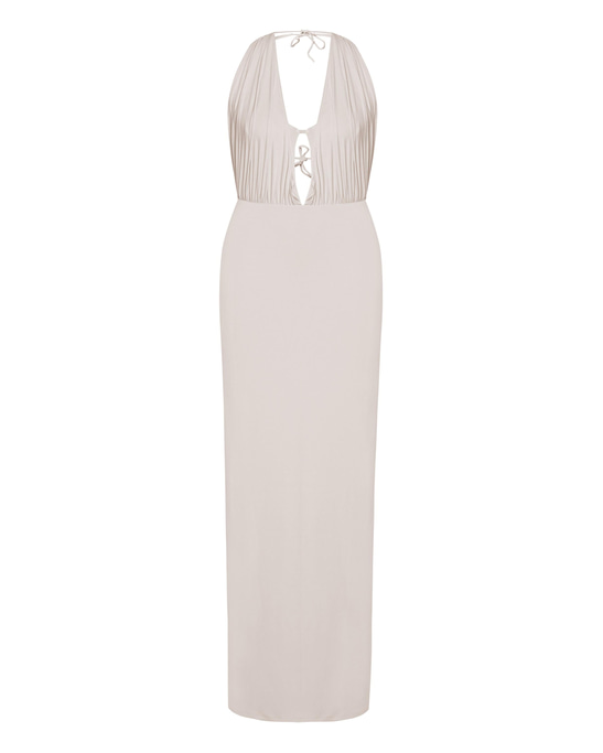 Siena Beige Maxi Dress