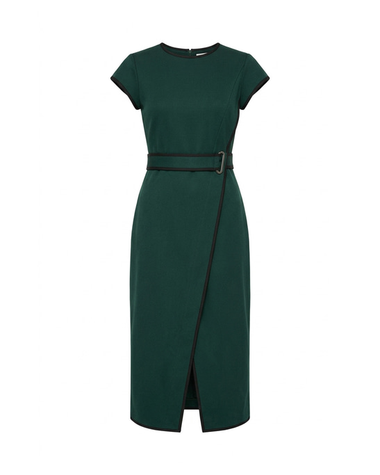 Siena Viscose Midi Dress Green