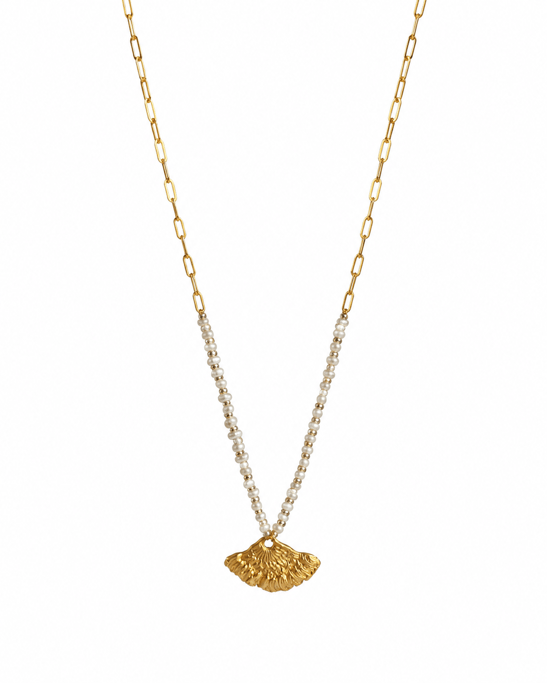 Venus Pearl Necklace Gold
