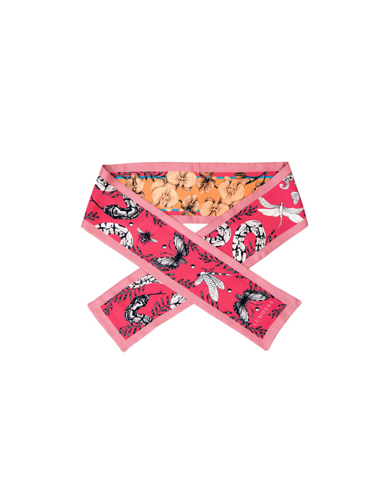 Watcher/ Snakes & Orchids Silk Twill