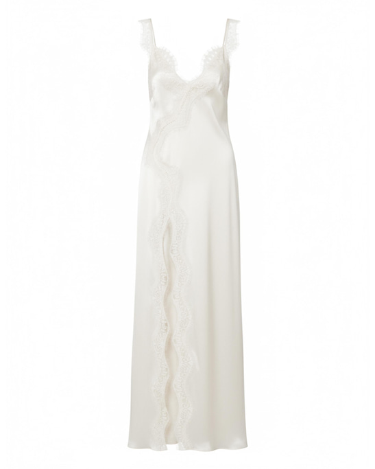White Muse Satin Dress