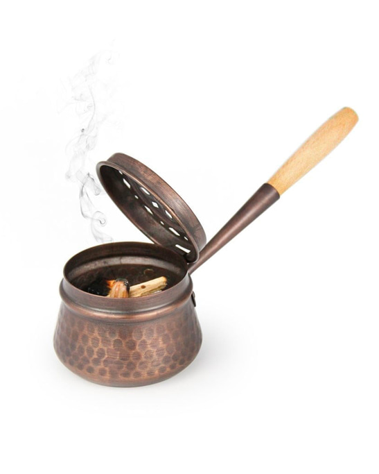 Antique Engraved Incense Holder & Gift Set