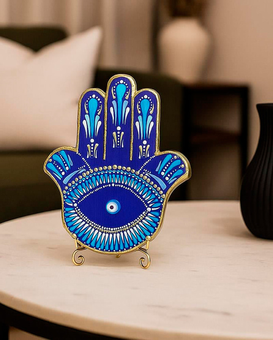 Art Handmade Hamsa Fatima's Hand Symbol of Power
