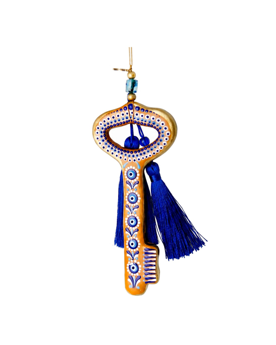 Art Handmade Key with Symbol of Prosperity