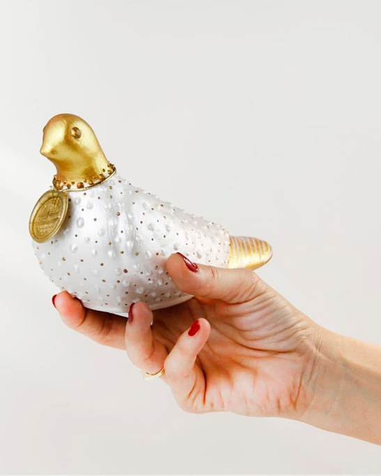 Art Lone Dove Handmade Artistic Decorative Object