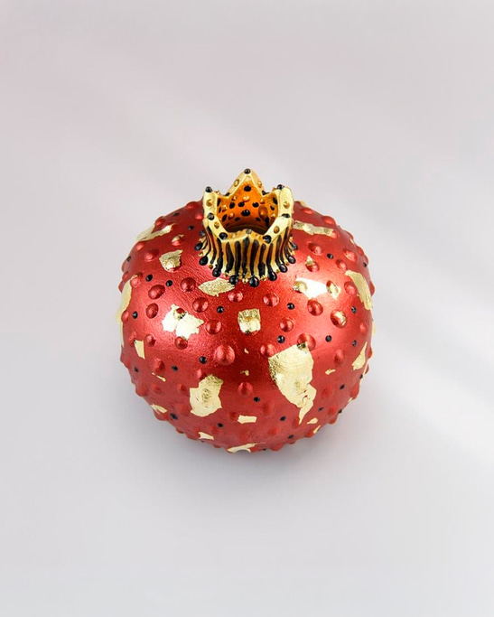 Art Love Pomegranate Handmade Artistic Decorative Object