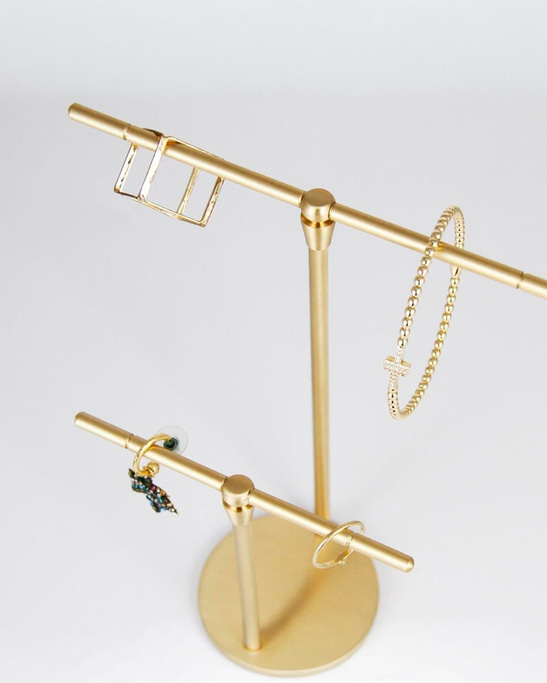 Brazen Handmade Brass Double Necklace Pendant Hanger
