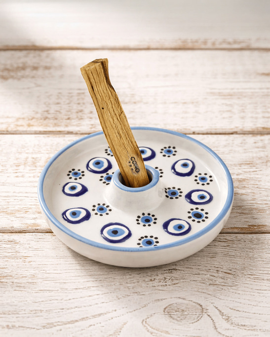 Cera Nazar Ceramic Palo Santo & Stick Incense Holder