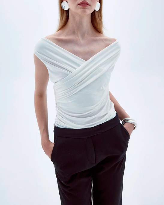 Cheri Blouse White