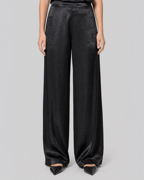 Cleo Viscose Wide-Leg Trousers