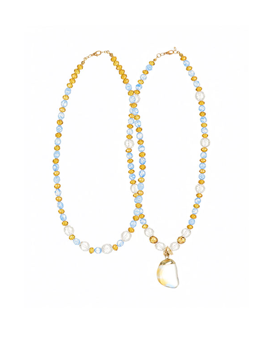 Crystal Shine Double Necklace