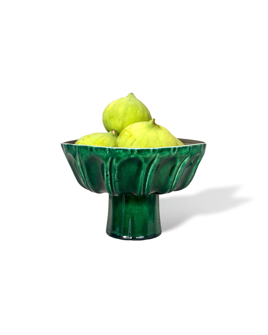 Daisy Pedestal Serving Dish