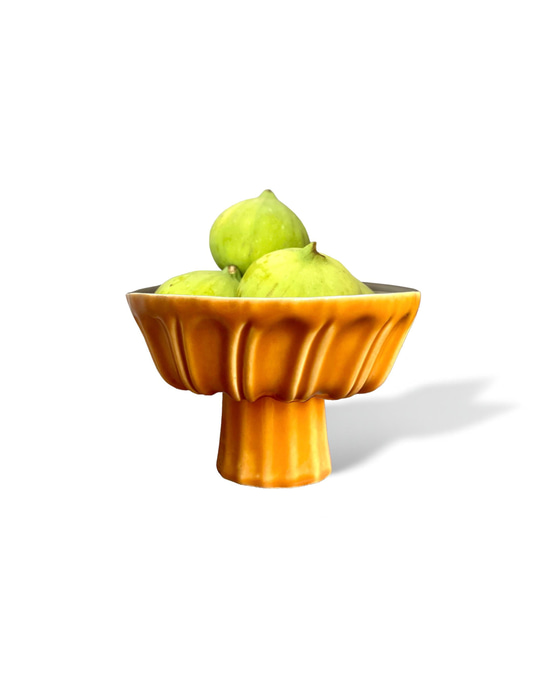 Daisy Pedestal Serving Dish