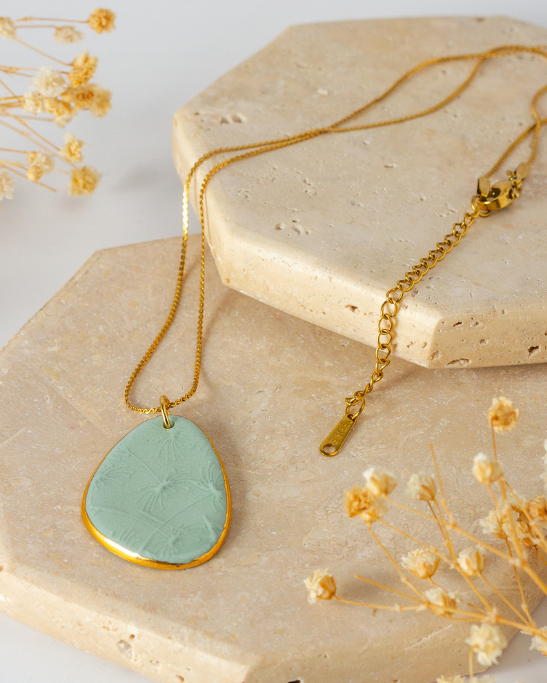 Dandelion Gleam Necklaces - Mint