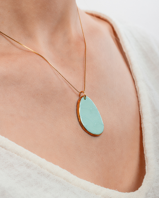 Dandelion Gleam Necklaces - Mint