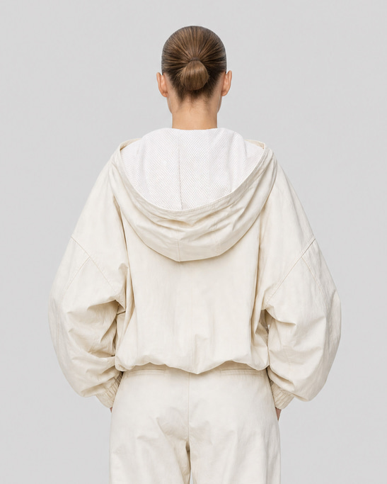 Elin Hooded Jacket Ivory