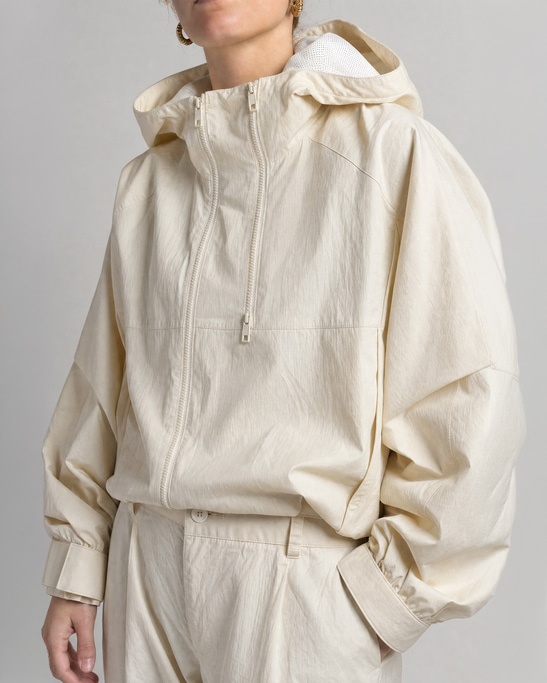 Elin Hooded Jacket Ivory