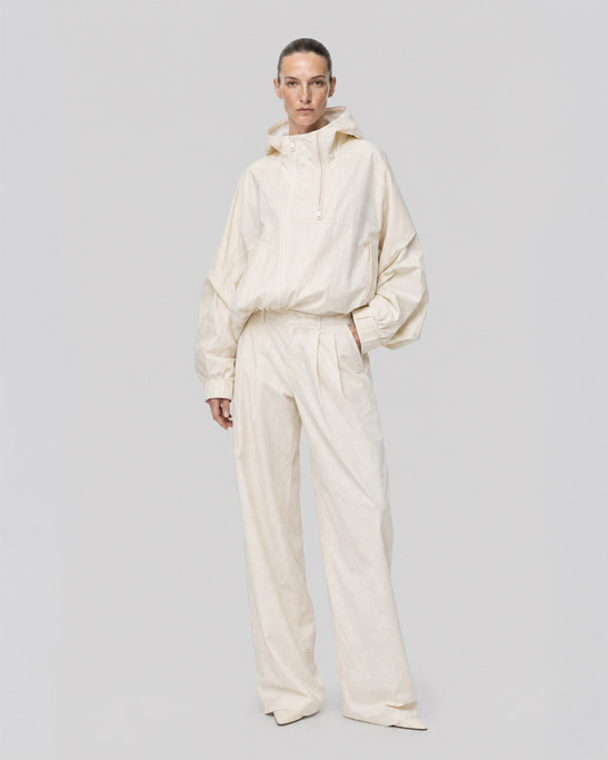 Elin Pleated Wide-Leg Trousers