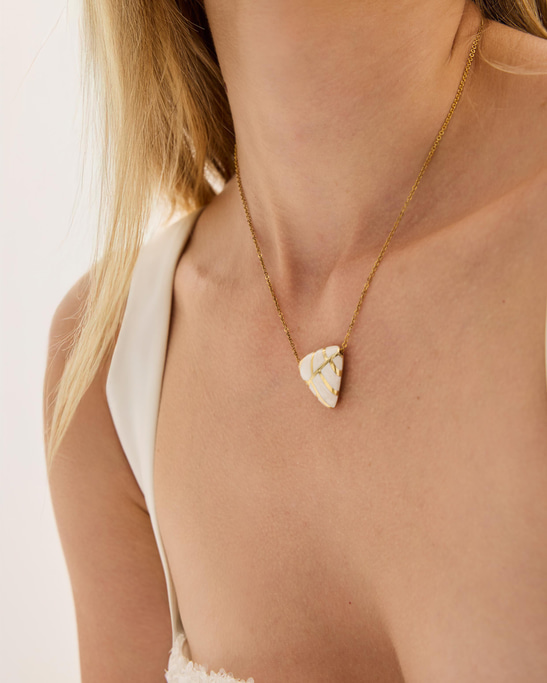 Eva White Necklace
