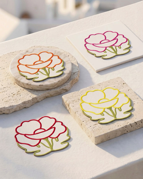 Fleur Coaster Set