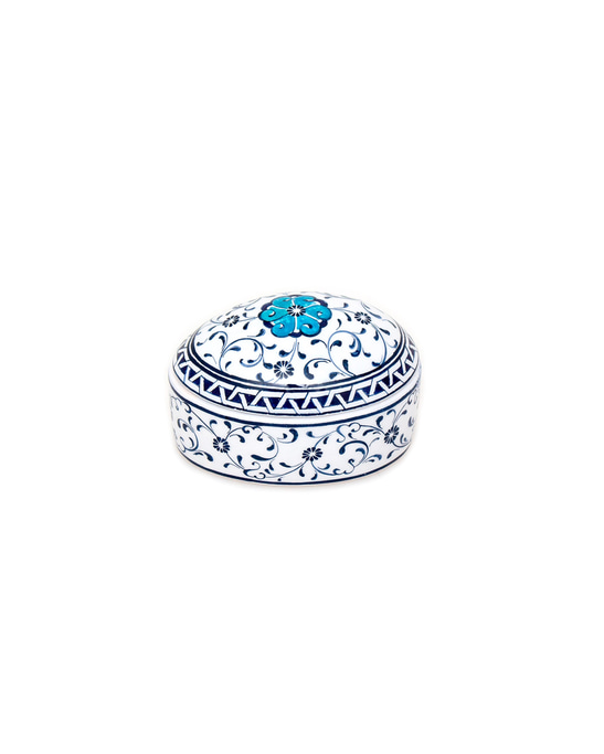 Golden Horn Design Iznik Tile Jewelry Box