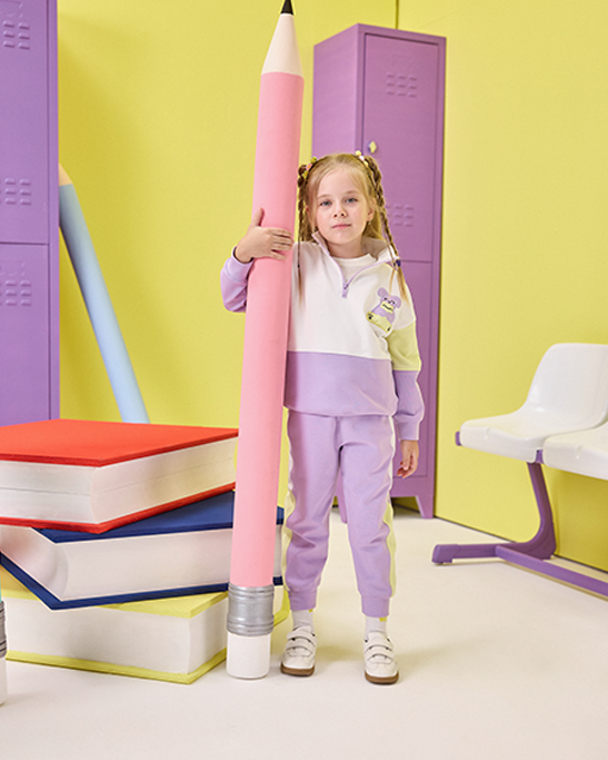 Half Zip Mock Neck Squeaky Sweatshirt