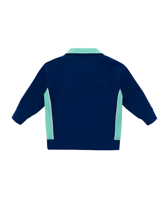Half Zip Mock Neck Sweatshirt